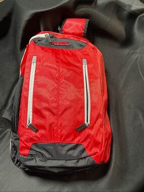 Fuel Red Sling Backpack for Men NWOT